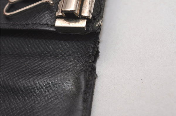 Authentic Louis Vuitton Damier Graphite Multicles 6 Key Case M62662 LV 1368I