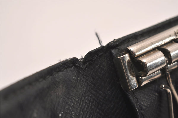 Authentic Louis Vuitton Damier Graphite Multicles 6 Key Case M62662 LV 1368I