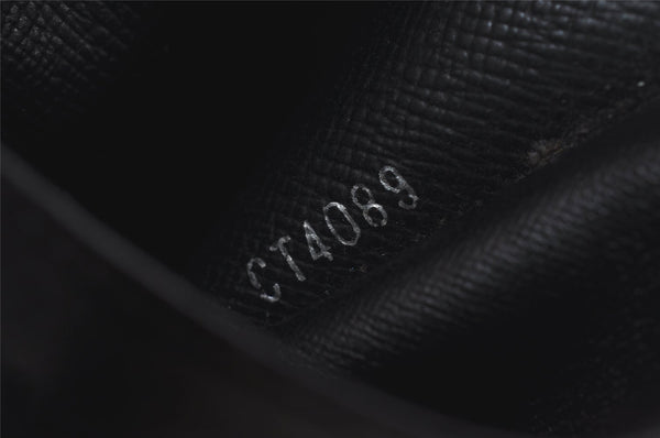 Authentic Louis Vuitton Damier Graphite Multicles 6 Key Case M62662 LV 1368I