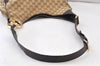 Authentic GUCCI Charlotte Shoulder Bag GG Canvas Leather 203503 Brown 1368K