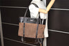 Authentic GUCCI Vintage Shoulder Tote Bag Suede Enamel Brown Junk 1369K