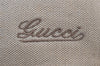 Authentic GUCCI Vintage Shoulder Bag Canvas Leather 170595 Beige 1370K