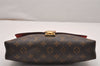 Authentic Louis Vuitton Monogram Pallas Chain Shoulder Bag Red M41201 LV 1371J