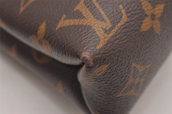 Authentic Louis Vuitton Monogram Pallas Chain Shoulder Bag Red M41201 LV 1371J