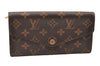 Auth Louis Vuitton Monogram Portefeuille Sarah Long Wallet M62234 LV Junk 1372J