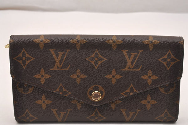 Auth Louis Vuitton Monogram Portefeuille Sarah Long Wallet M62234 LV Junk 1372J