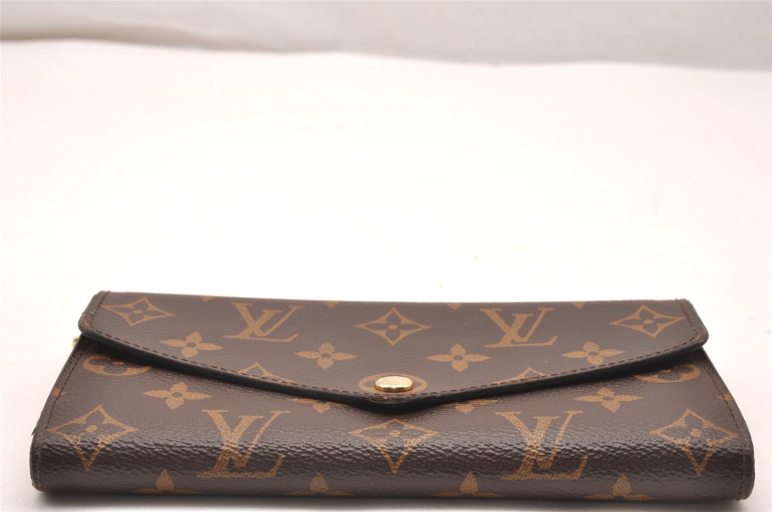 Auth Louis Vuitton Monogram Portefeuille Sarah Long Wallet M62234 LV Junk 1372J