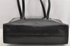 Authentic PRADA SPAZZOLATO SPOR Leather Shoulder Hand Bag B6010 Black 1372K