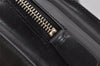 Authentic PRADA SPAZZOLATO SPOR Leather Shoulder Hand Bag B6010 Black 1372K