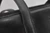 Authentic PRADA SPAZZOLATO SPOR Leather Shoulder Hand Bag B6010 Black 1372K