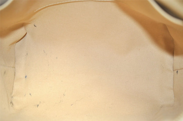 Authentic Louis Vuitton Damier Azur Totally PM Tote Bag White N41280 LV 1373I