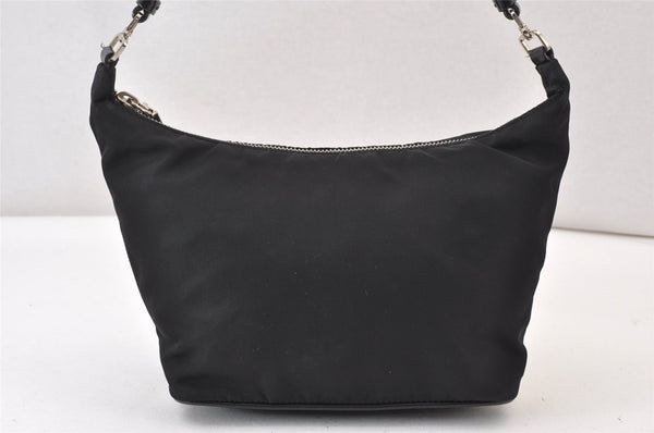 Authentic PRADA Nylon Leather Shoulder Hand Bag Purse Black 1373K