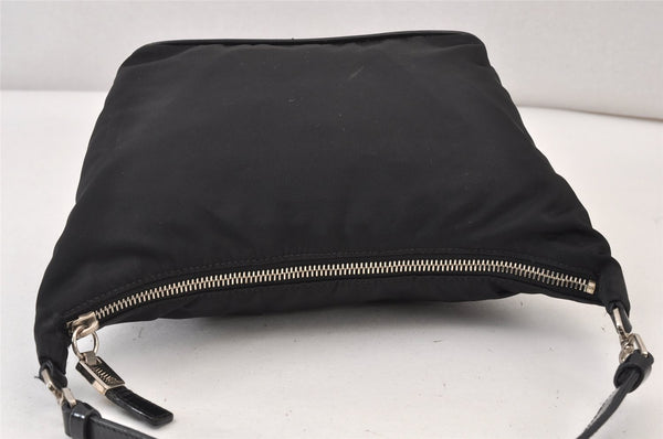 Authentic PRADA Nylon Leather Shoulder Hand Bag Purse Black 1373K