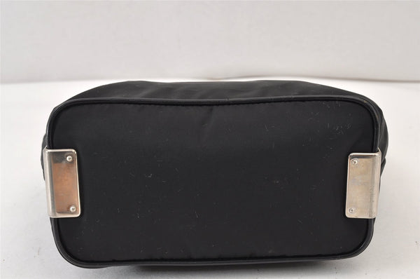 Authentic PRADA Nylon Leather Shoulder Hand Bag Purse Black 1373K