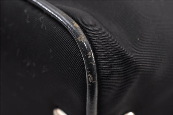 Authentic PRADA Nylon Leather Shoulder Hand Bag Purse Black 1373K
