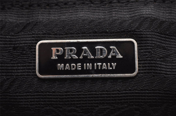Authentic PRADA Nylon Leather Shoulder Hand Bag Purse Black 1373K