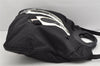 Authentic Salvatore Ferragamo Vara Nylon Leather 2Way Hand Bag Black 1379K