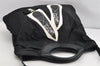 Authentic Salvatore Ferragamo Vara Nylon Leather 2Way Hand Bag Black 1379K