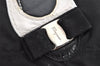 Authentic Salvatore Ferragamo Vara Nylon Leather 2Way Hand Bag Black 1379K