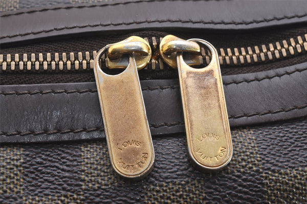 Authentic Louis Vuitton Damier Berkeley Hand Boston Bag Purse N52000 LV 1381I