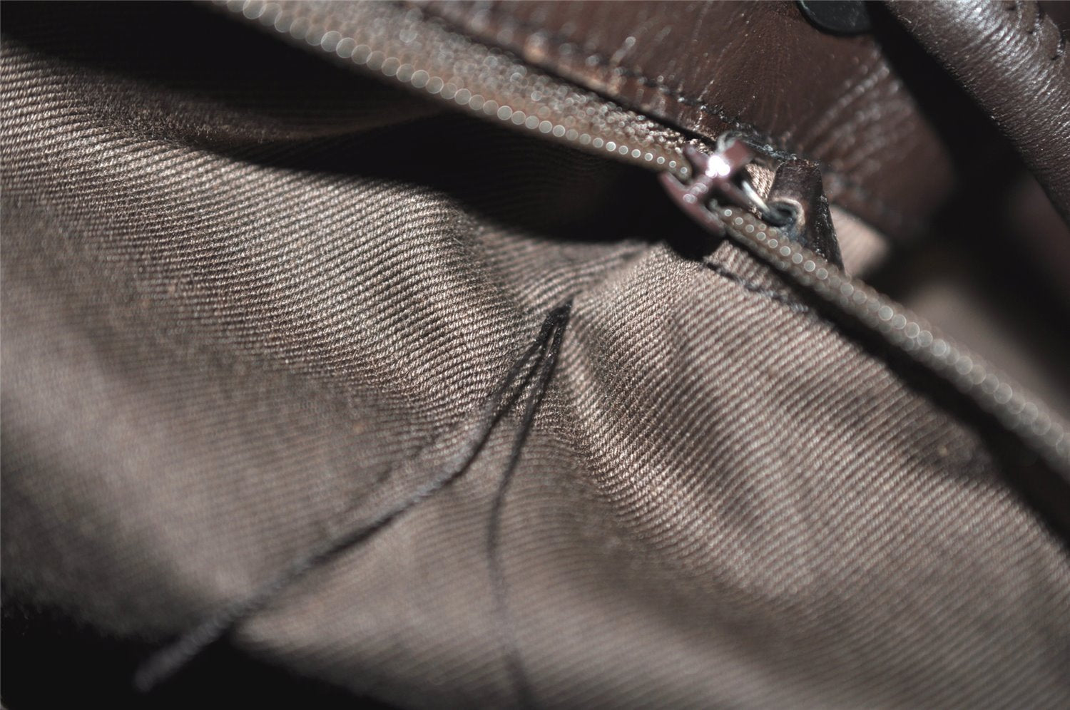 Authentic GUCCI Vintage Shoulder Tote Bag GG Canvas Leather 101340 Brown 1382I