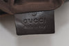 Authentic GUCCI Vintage Shoulder Tote Bag GG Canvas Leather 101340 Brown 1382I