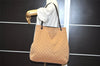 Authentic GUCCI Vintage Shoulder Tote Bag GG Canvas Leather 101340 Brown 1382I