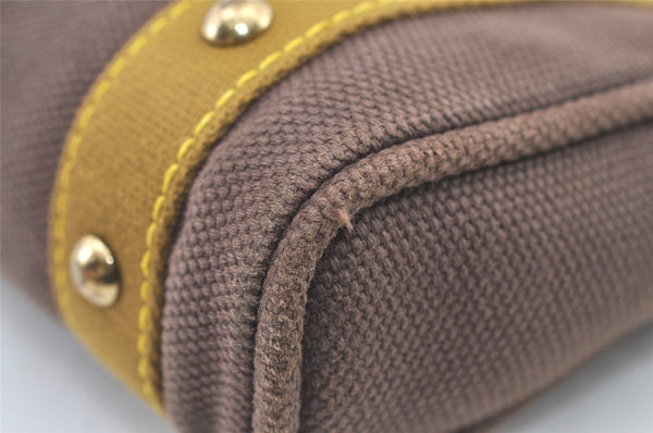 Authentic Louis Vuitton Antigua Cabas PM Hand Bag Brown M40089 LV 1382K