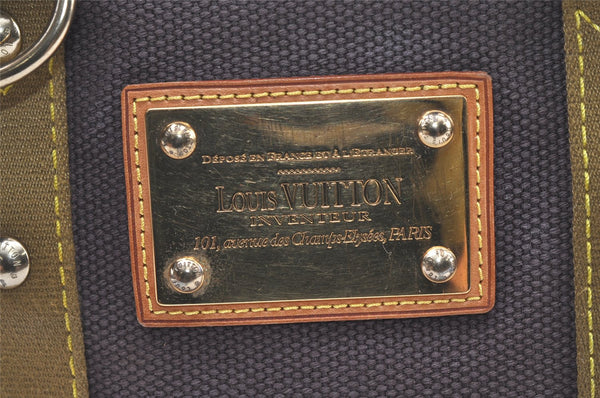 Authentic Louis Vuitton Antigua Cabas PM Hand Bag Brown M40089 LV 1382K
