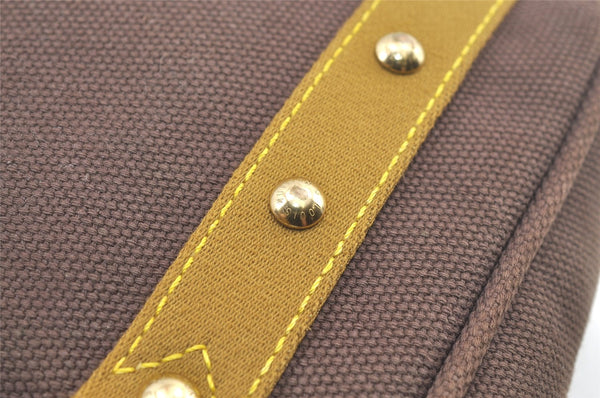 Authentic Louis Vuitton Antigua Cabas PM Hand Bag Brown M40089 LV 1382K
