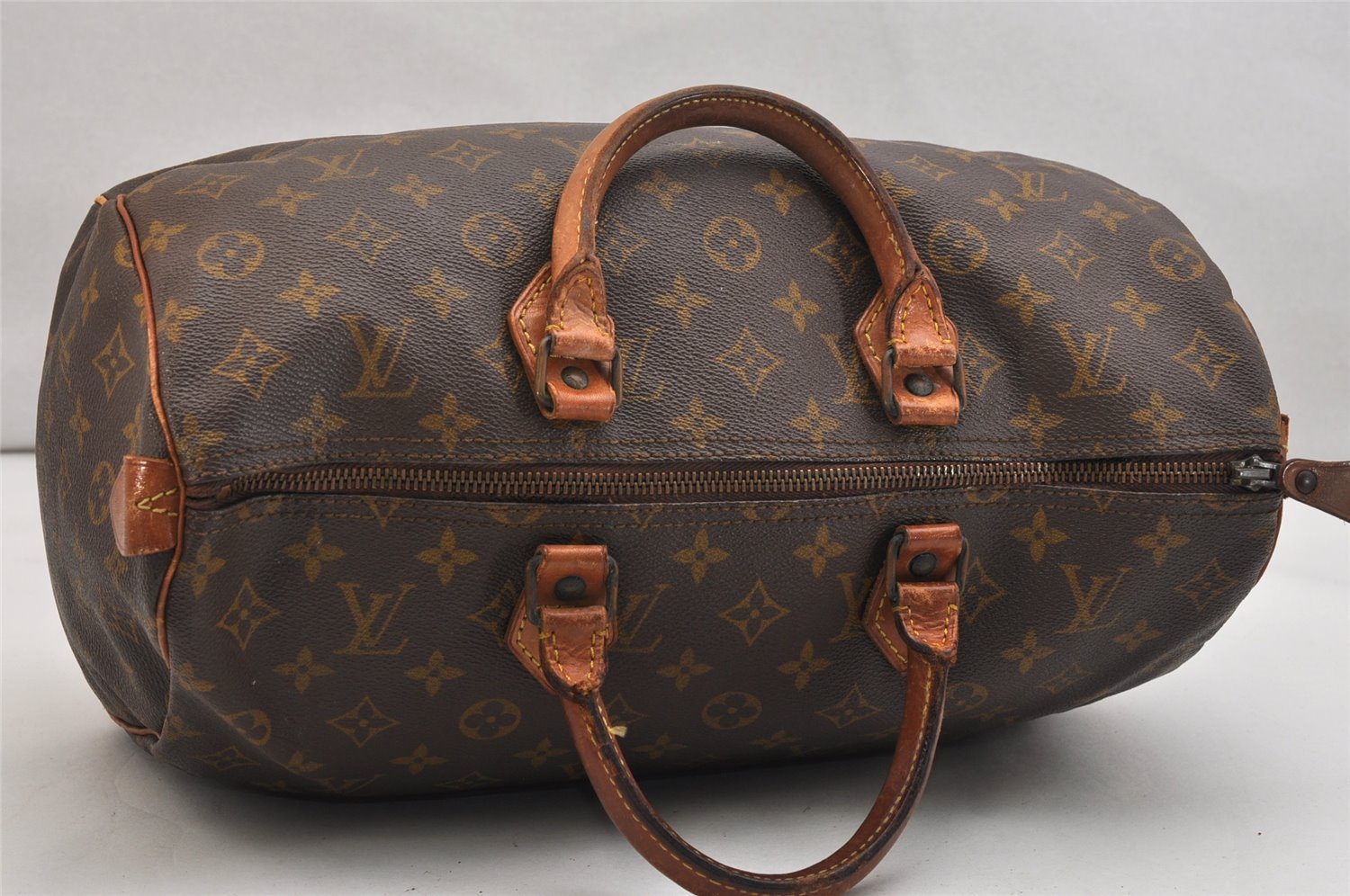 Authentic Louis Vuitton Monogram Speedy 35 Hand Boston Bag Old Model LV 1384K