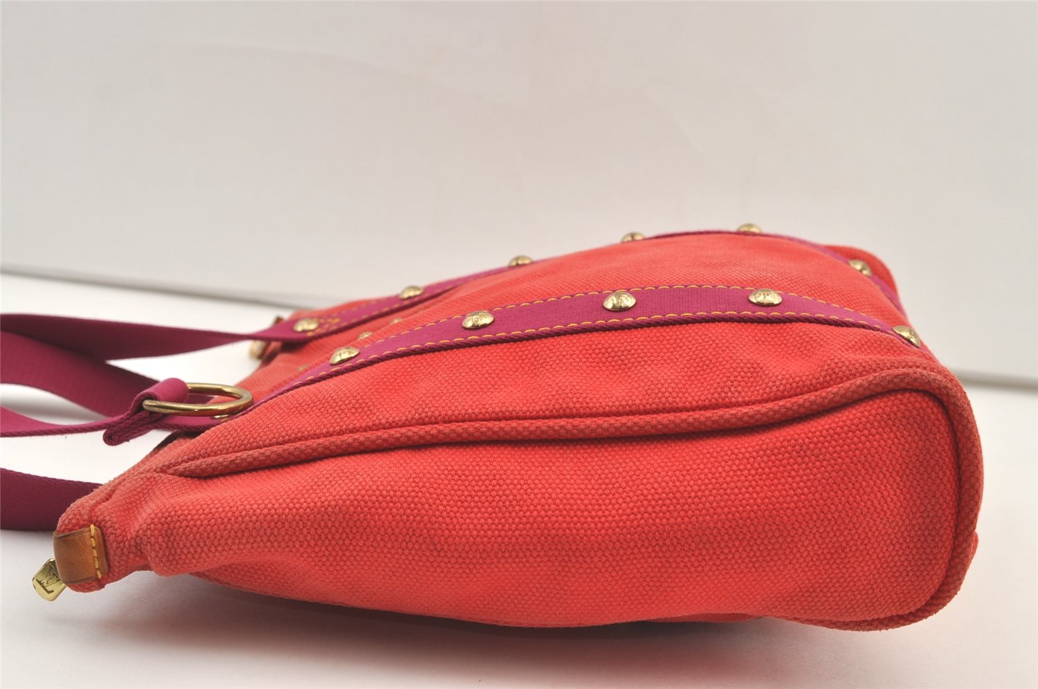 Authentic Louis Vuitton Antigua Cabas MM Tote Bag Pink M40085 LV 1385K