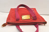 Authentic Louis Vuitton Antigua Cabas MM Tote Bag Pink M40085 LV 1385K