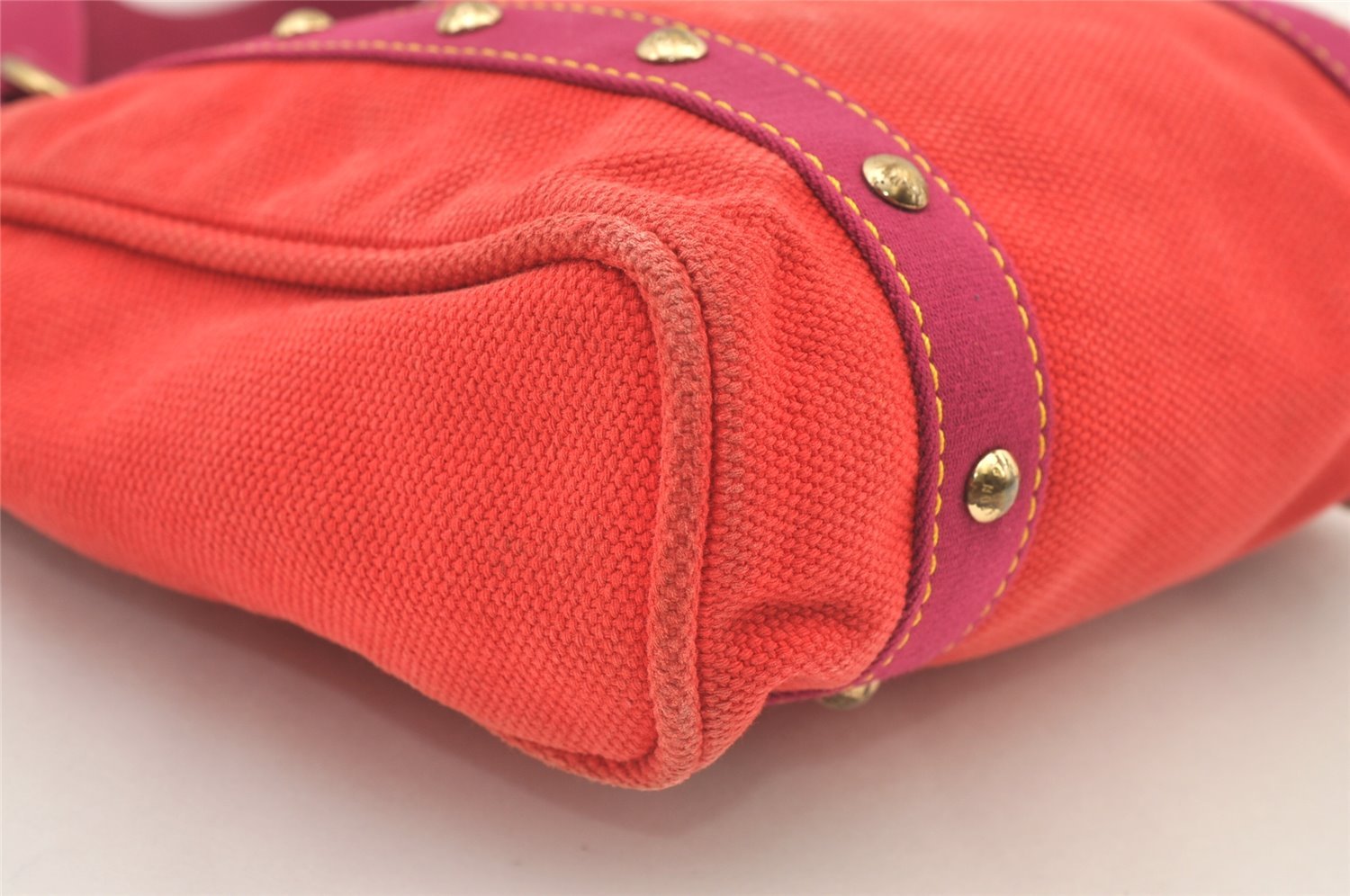 Authentic Louis Vuitton Antigua Cabas MM Tote Bag Pink M40085 LV 1385K