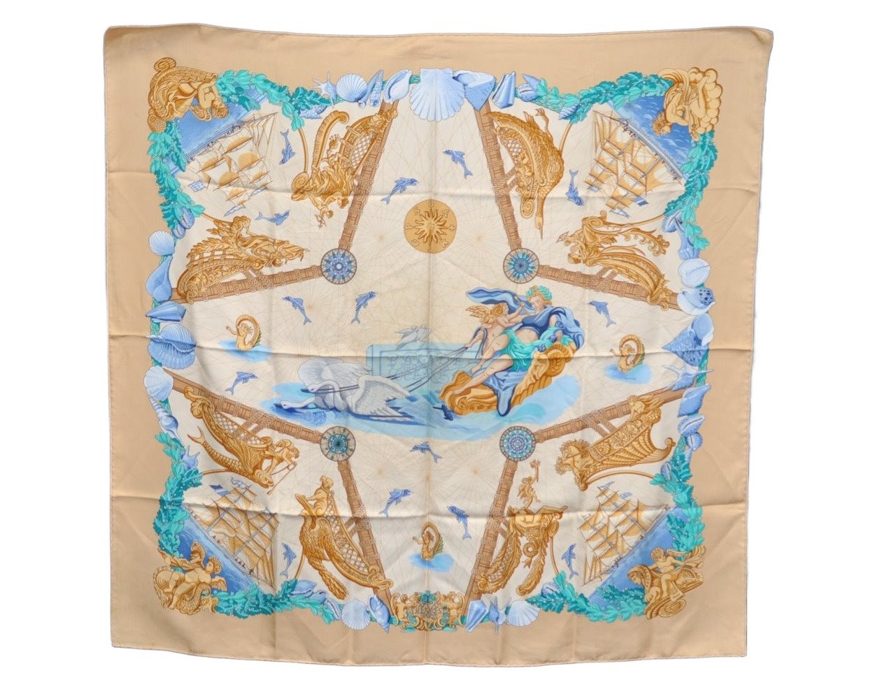 Authentic HERMES Carre 90 Scarf 