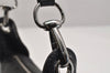 Authentic GUCCI Vintage Shoulder Hand Bag Purse Leather 113024 Black 1386K