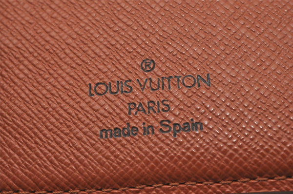 Auth Louis Vuitton Monogram Porte Monnaie Billets Viennois M61663 Wallet 1387I