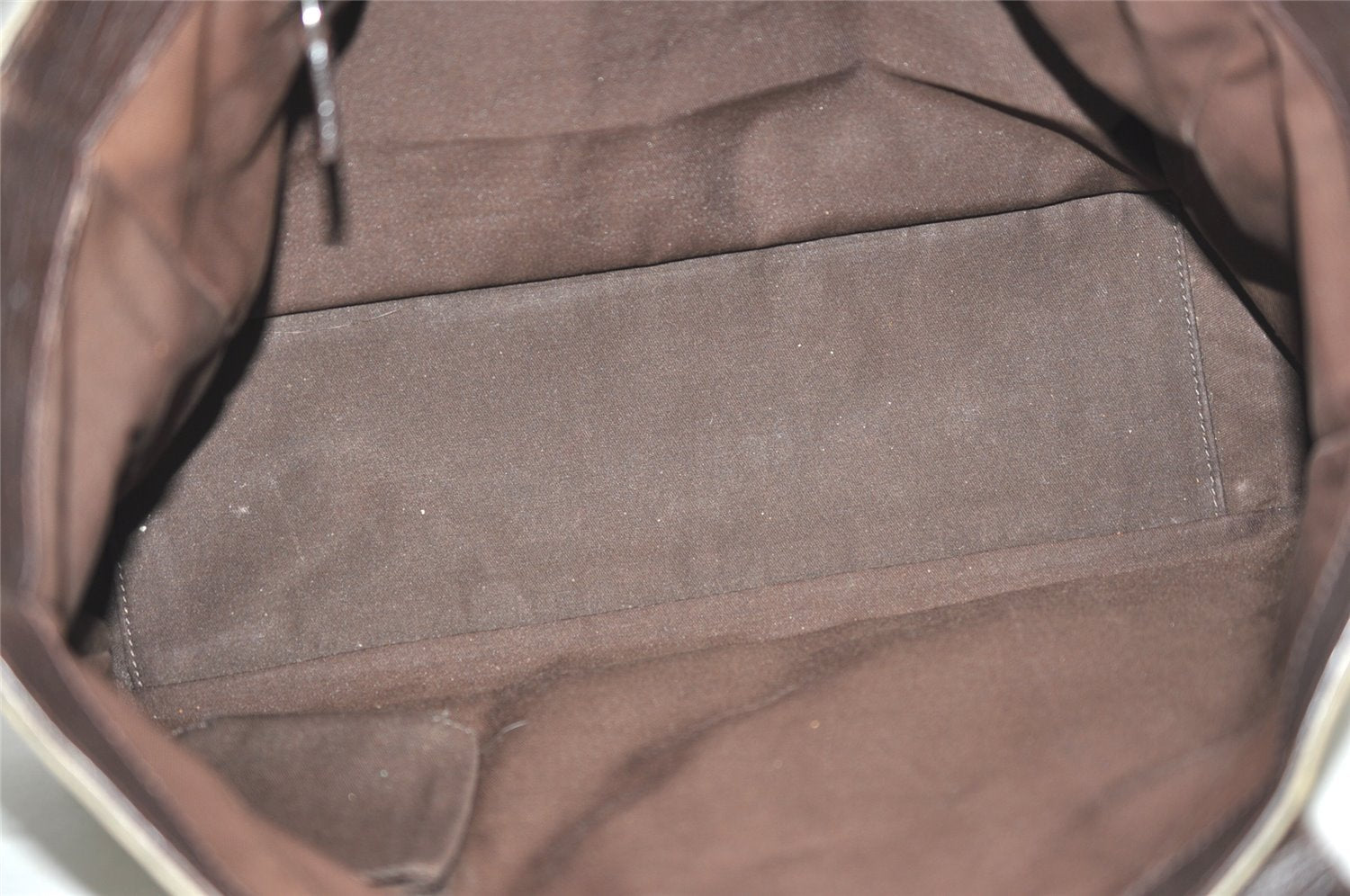 Authentic GUCCI Vintage Shoulder Tote Bag GG PVC Leather 141624 Brown 1387K