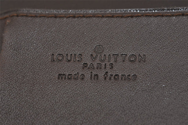 Authentic Louis Vuitton Monogram Porte Chequier Double M62223 Long Wallet 1388I