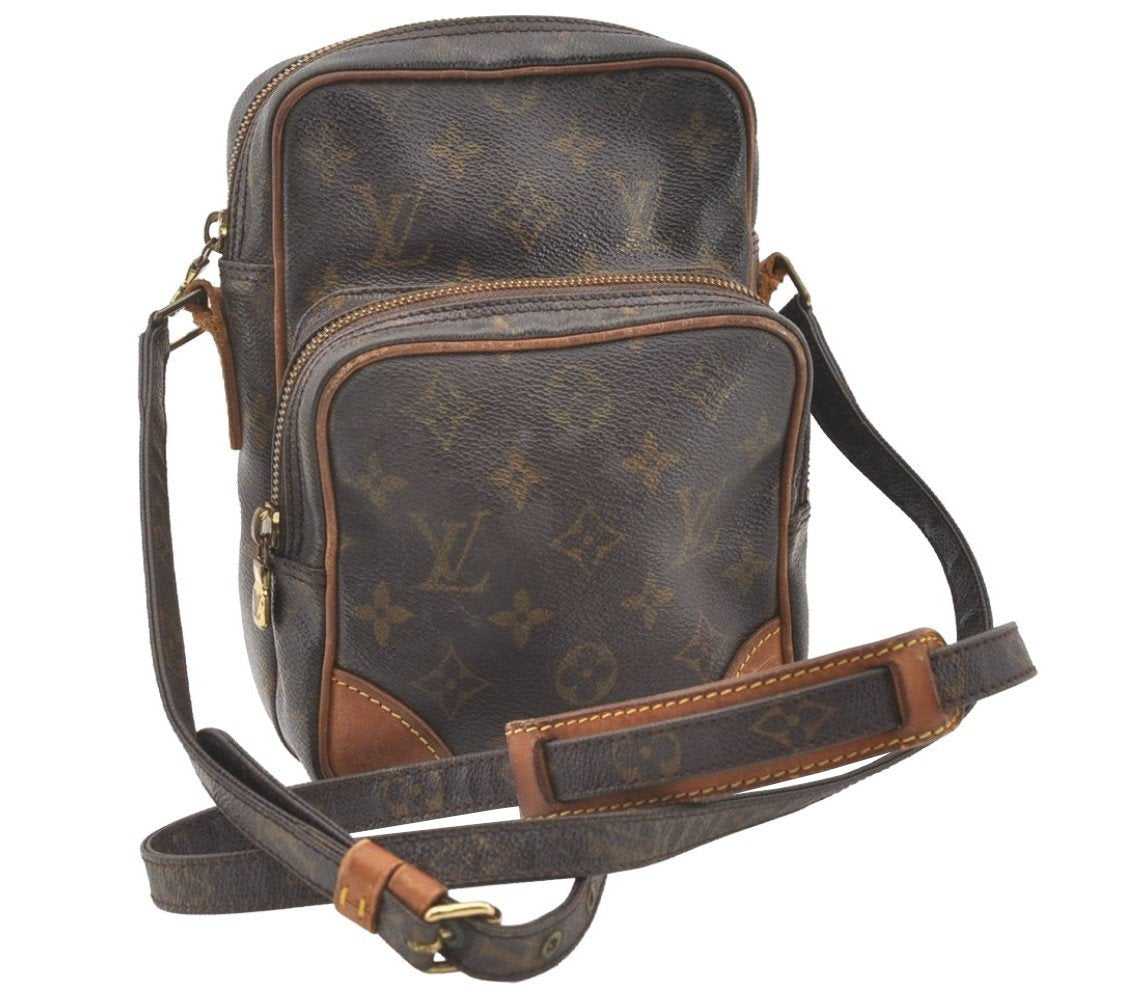 Authentic Louis Vuitton Monogram Amazone Shoulder Cross Body Bag M45236 LV 1389J