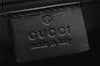 Authentic GUCCI Shoulder Hand Bag Purse GG Canvas Leather 0013380 Black 1389K
