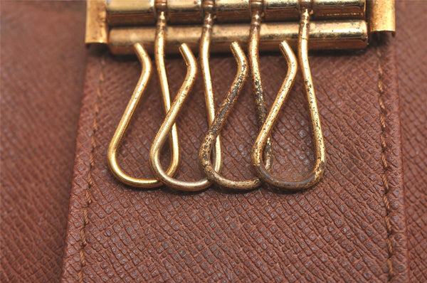 Authentic Louis Vuitton Monogram Multicles 4 Four Hooks Key Case M62631 LV 1390I