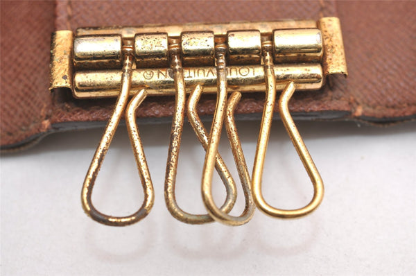 Authentic Louis Vuitton Monogram Multicles 4 Four Hooks Key Case M62631 LV 1390I