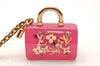 Authentic Louis Vuitton Porte Cles Speedy Unclusion Key Charm M65024 Pink 1390J