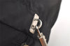 Authentic PRADA Vintage Nylon Leather Boston Hand Bag Black 1390K
