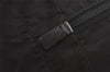 Authentic PRADA Vintage Nylon Leather Boston Hand Bag Black 1390K