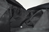 Authentic PRADA Vintage Nylon Leather Boston Hand Bag Black 1390K