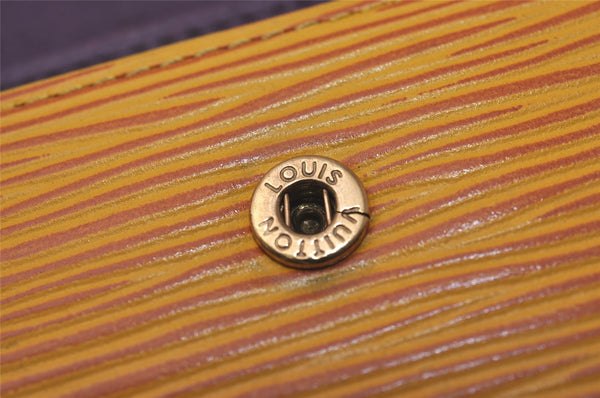 Authentic Louis Vuitton Epi Multicles 6 Key Case Yellow M63819 LV 1391I