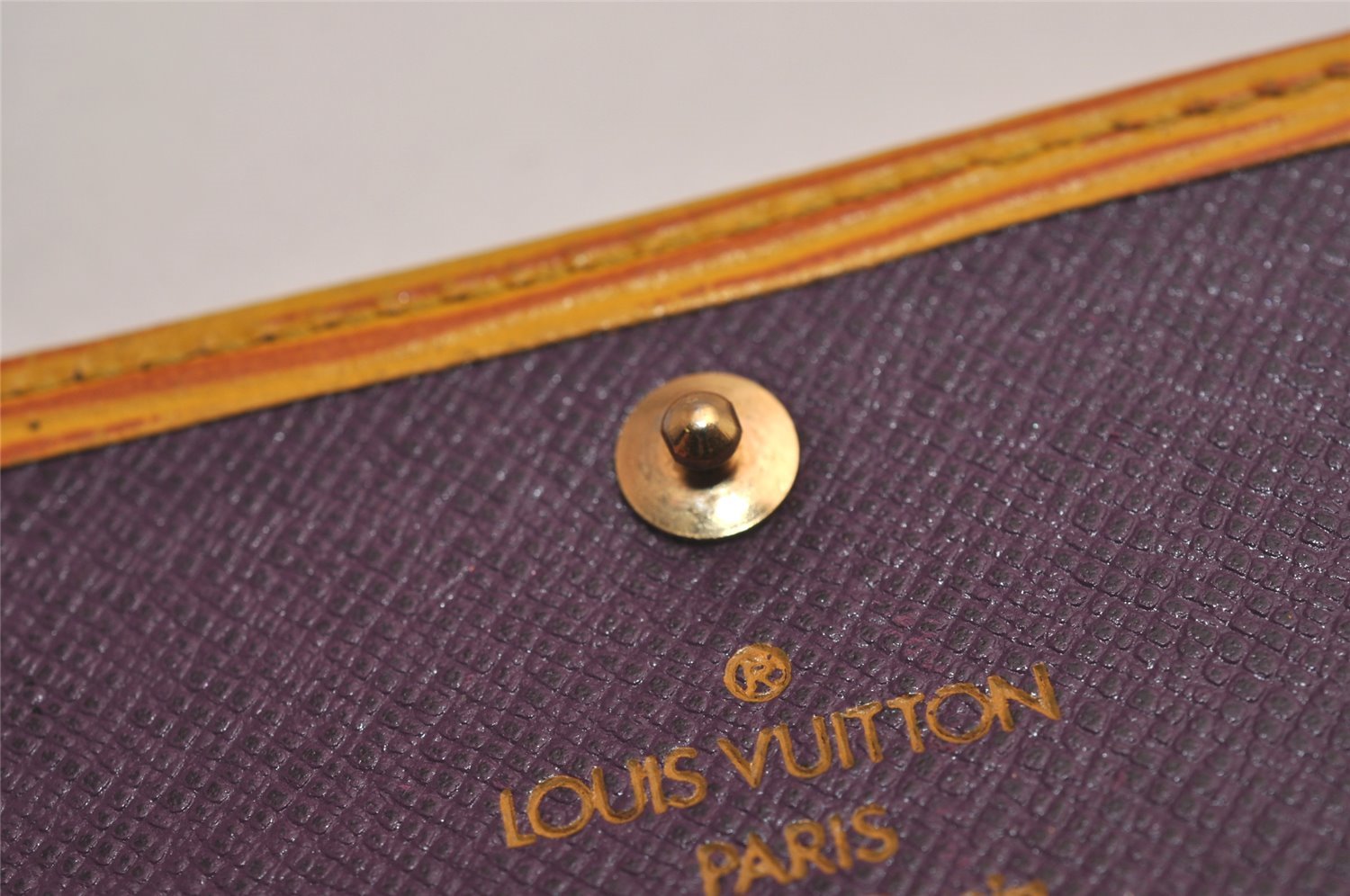 Authentic Louis Vuitton Epi Multicles 6 Key Case Yellow M63819 LV 1391I