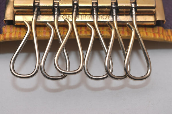 Authentic Louis Vuitton Epi Multicles 6 Key Case Yellow M63819 LV 1391I